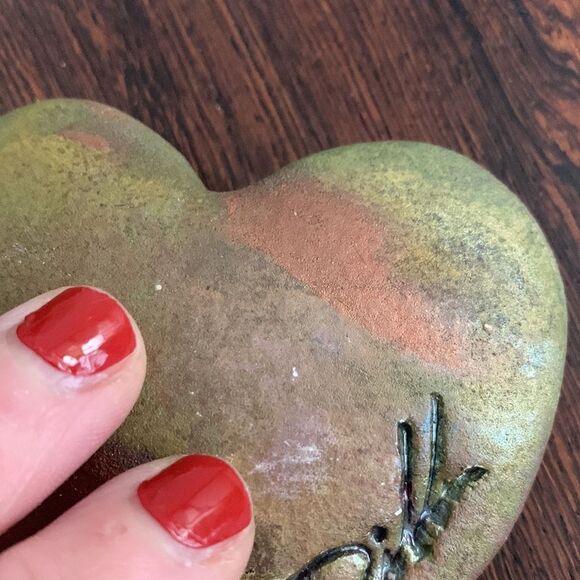 J Diller Raku Art Pottery Heart &
Tree Of Life - Picture 10 of 17